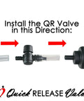Pro Grade Ultima Vacuum Pump Handle With Gauge And Protective Rubber Cover installation guide with quick release valve.