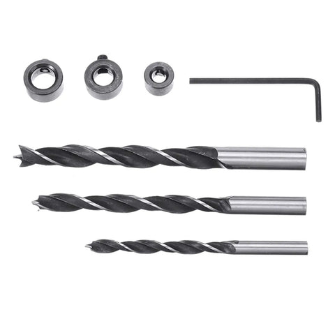 Pro Grade Handheld Drill Locator Guide With Pin Set For 6mm 8mm And 10mm Holes, quick drill bits, Allen key