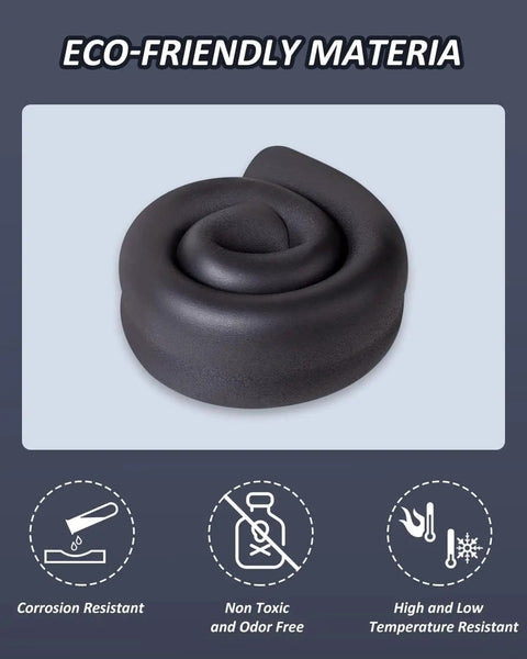 Coiled Go-To EPDM Foam Pipe Insulation Tube, six-foot long, 3/4 inch inside diameter, 3/8 inch wall thickness