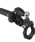 Beefy Metal Adjustable RC Trailer Hitch Tow Hook For 1 By 8 And 1 By 10 Scale Crawlers Ready To Roll TRX4 SCX10 KM Tank Black Finish