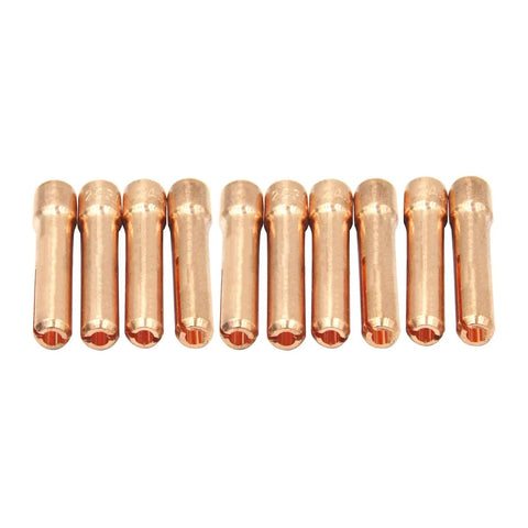 Stubby Collet For WP17 WP18 WP26 TIG Torch 10N24S 3/32 Inch Copper Consumables Pack Of 10 2.4mm Replacement Parts Not Original Built