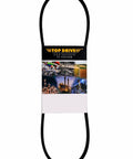 Heavy Duty Wrapped V Belt 0.375 Inch By 44 Inch 3L440 3L FHP Rubber With Polyester Cord For Minimal Stretch Maintenance Free Performance Reliable Power For Demanding Equipment And Long Hours, black wrapped V belt on package