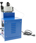 Industrial Pro Grade 800W Heavy Duty Hot Melt Glue Dispenser With Pedal Switch And Pressure Gauge 10000 CPS Viscosity Six Lbs Per Hour Output Epoxy Resin Gluing Machine For Factories And Workshops side view
