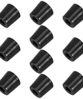 Heavy Duty Rubber Door Stopper Set For Floor And Wall Use Anti Collision Door Stoppers For Office Partitions Wall Protection Black