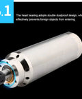 Heavy Duty 5.5KW Water Cooled CNC Spindle With ER32 Chuck 125mm Diameter 24000 RPM