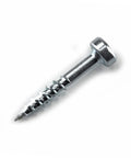 Zinc Pocket Hole Screws 1 Inch Coarse Thread Pan Head Indoor Use 100 Count Pack Built For Woodworking Projects Cabinets And Furniture With Strong Holds In Softwood And Plywood