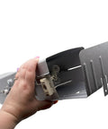 Hand holding Dryer Heating Element Canister Replacement With Heater Casing And Two Thermostats Includes DC47-00019A Element Wires Not Included