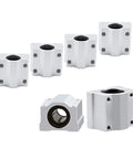 Linear Motion Bearing Slides SCS6UU SCS8UU SCS10UU SCS12UU For CNC Machines And 3D Printers, aluminum bearing blocks