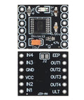 8 Pack DRV8833 Motor Drive Module Dual H Bridge Controller with protection features, black circuit board front view.