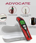 Speaking Non-Contact Infrared Thermometer For Home Use With English And Spanish Voice Fast No-Touch Forehead Readings In 1 Second Digital Thermometer For Adults Kids And Babies in case