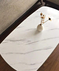 Tabletop with White Marble Peel And Stick Contact Paper 24 Inch Wide By 200 Inch Long Waterproof Vinyl Wrap For Kitchen Countertops Cabinets And Furniture Easy DIY Quick Install Glossy Marble Finish in a living room setting.