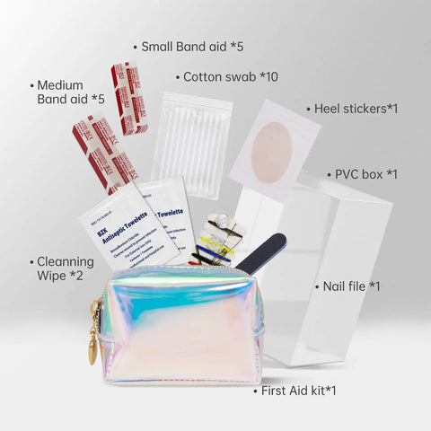 Everyday Mini First Aid Kit For Women And Moms, Compact Purse Emergency Kit With 27 Essentials