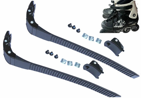 2 Pack Inline Skate Buckle Replacements With Energy Straps Screws And Nuts Universal Fit for skates, includes hardware
