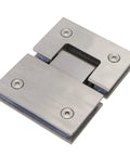 Stainless Steel Frameless Glass Shower Door Hinge 180 Degree Heavy Duty For 5/16 To 1/2 Inch Glass, metal surface detail