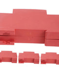 Ironclad Snap In Fire Suppression Case Featuring Condensed Aerosol Extinguisher Housing, four red compact units.