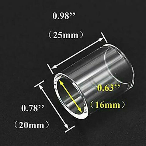 0.98 inch heat resistant glass cup from TIG Torch Parts Set for SR WP-17 18 26 and WP-9 20 models.