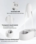 No Mess Bird Feeder And Water Dispenser Set For Bird Cage Gravity Automatic Seed Hopper With Easy Clean Design No Sweat Operation And Easy As Pie Cleaning Big Time Durable For Fluffy Friends with transparent water container and automatic refill design.