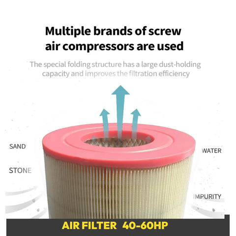 40HP Screw Air Compressor Filter J215165KL showing filtration arrows for LRSD 30KW VSD units