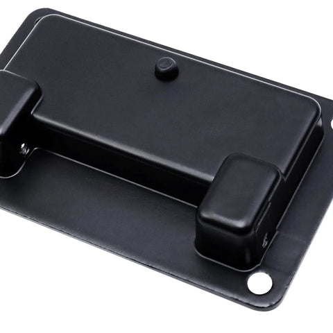 Spring Loaded Lifting Ring Pull Handle Stainless Steel Flush Mount Boat Hatch Pull With Mounting Screws 95mm By 60mm 83.5mm Hole Distance 4.5mm Mounting Holes Marine Grade Perfect For Marine Decks And Hatches, Durable Construction, Easy Install