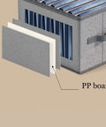6 Pack Clothes Drawer Organizer Set With Built In PP Board For Jeans, Sweaters, T Shirts, Thin Coats, And Dresses in grey fabric