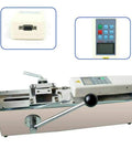HP-500 Digital Force Gauge 1000N 110V Push-Pull Tester With Test Bench Bracket Fixture And Digital Display For Precise Tensile And Compression Force Measurement, 1% Accuracy, Easy Setup. Horizontal metal bench with digital gauge and clamp