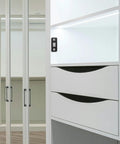 Magnetic Cabinet Door Catch Set 12 Piece Black Stainless Steel Easy To Install Versatile on white wardrobe slider door