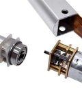 Heavy Duty DC 12V Linear Actuator With 30mm Or 50mm Stroke For Smart Home Robots And Industrial Automation Gearmotors components close-up.