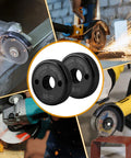 2 Pack 5/8-11 Quick Release Flange Nuts For Angle Grinders 4.5 Inch And 5 Inch, black flange nuts with grinder