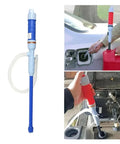 Portable Battery Fuel Transfer Pump For Vehicle Maintenance With Auto Shutoff And Leak Proof Design used to transfer gas from can to vehicle.