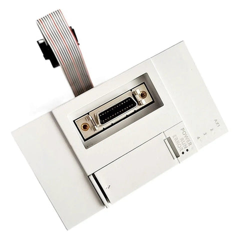 4 Axis And 8 Axis Motion Positioning Module PLC Controller For Industrial Automation CNC Machine Tools Production Line High Speed Positioning Multi Axis Synchronization Servo Drive Precision Control Easy PLC Integration Anti Interference Design, white module with ribbon cable