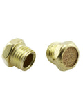 4 Pack Sintered Bronze Breather Vent One Quarter Inch NPT For Single Acting Cylinders Or Valves Quiet, Durable Pro Grade Vent