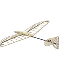 Balsa Wood Glider FD12 Windrunner F3K Discus Launch Glider RC Kit for Adults with 1200mm wingspan, skeletal structure view