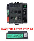 12 Volt Bluetooth Receiver Control Box Conversion Kit For Power Wheels Ride On Cars RX18 RX23 RX43 CE 2.4G Wireless Remote