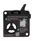 Front Cover Kit for K2 Plus 3D Printer Extruder With Install Screws High Torque Extrusion Up To 80N Durable Replacement front view
