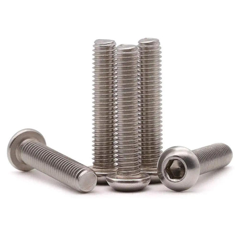 Top Shelf 50 Pack Of 10 32 By 3 4 Inch Hex Socket Button Head Cap Screws Built From Heavy Duty 304 Stainless Steel in a 50-pack.