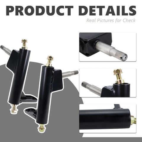 Left And Right Spindle Steering Knuckle For KT196 CK196 T KT194 196cc 6.5 Horsepower Gas Powered Go Karts Front Suspension Parts