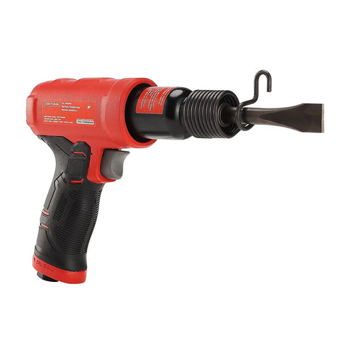 Heavy-Duty Air Hammer Workhorse With Medium Stroke For Demolition And Auto Repair, 2,800 BPM, Anti-Slip Handle, Flat-Blade Chisel Attached