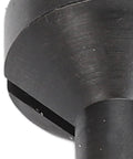 Close-up of Kickass V Shape Router Bit Built Tough With Hardened Carbide Point for precision 90 degree chamfering and 45 degree milling.