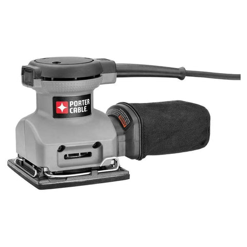 Palm Sander 1 Quarter Sheet 380 With 2.0 Amp Motor, 13,500 OPM, lightweight pro-grade low vibration, durable design with dust bag.