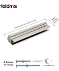 10 Pack Adjustable Cabinet Handles In Brushed Nickel Square Satin Finish Drawer Pulls With Screws Shown