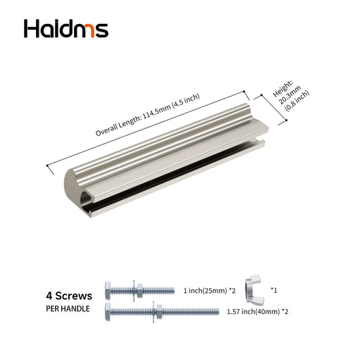 10 Pack Adjustable Cabinet Handles In Brushed Nickel Square Satin Finish Drawer Pulls With Screws Shown