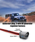3-Pin Car Alternator Connector Plug And Play Pigtail Harness For Vehicle Electrical System with tinned copper wire and nylon shell