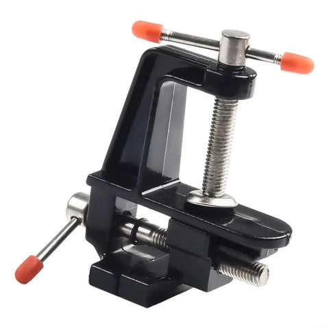 Durable Aluminum Bench Vise With Steel Screw And Handle Handy Lightweight Compact Clamping Tool for DIY Projects