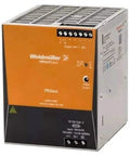 Front view of a Beefed Up 480W 24V 20A Switch Mode Power Supply Unit for Industrial Use, LED Lighting, and Automation.