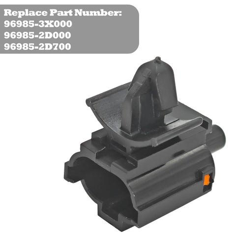Precision Ambient Temperature Sensor With Connector Pigtail Harness For Hyundai Kia Ride Straight Up Easy Swap Replacement part detailing appearance.