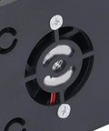 Close-up of fan cover on 3 Phase Converter For Single To Three Phase VFD Inverter, AC Motor Speed Controller, Mini Compact Unit.