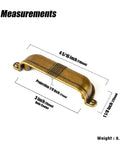 Six Pack 3 Inch Antique Brass Cup Pulls With Textured Strap Design for Kitchen Cabinets and Furniture, vintage bin handle measurements