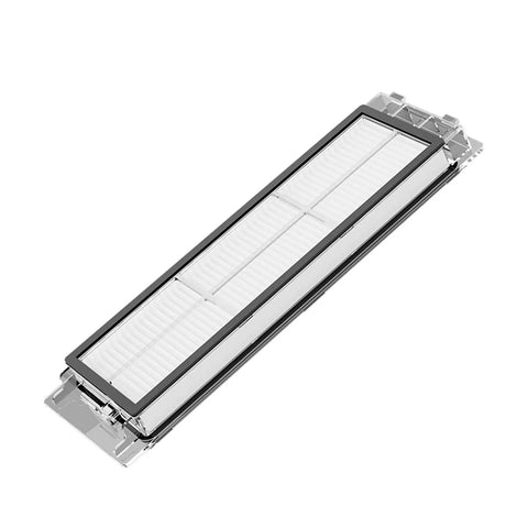 Close-up of a single filter from Replacement Filters Kit For Vacuum Models S6 Pure S6 S4 Max S6 MaxV S4 E2 E3 E4 E5 E20 E25 E35 S50 S65 And Xiaomi Mijia Xiaowa Drop In 8 Filters With Cleaning Tool Durable Filtration.
