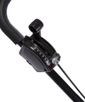 Handle adjustment knob on Commercial Walk-Behind Broadcast Spreader With 65 Lb Capacity For Grass Fertilizer And Seeds, Even Coverage
