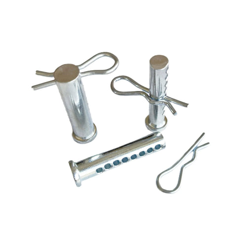 Beefy Adjustable Porous Clevis Pin Kit With Spring Steel 8 Hole Pin And R Clip For Farm And Automotive Fasteners Three Eighth Inch Diameter